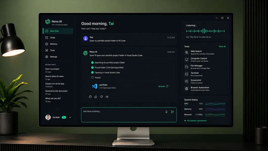 Nova AI - Intelligent Desktop Agent
